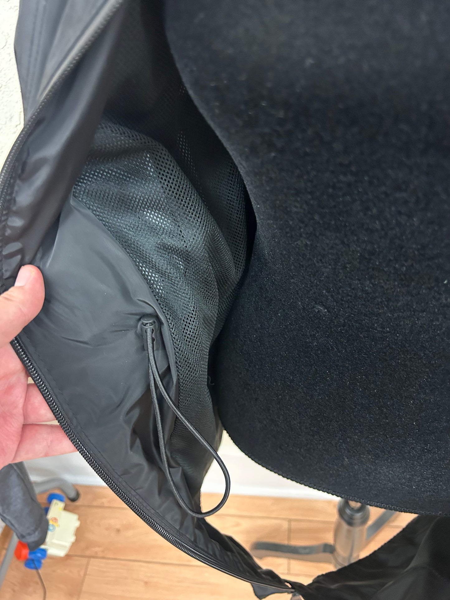 DKNY xs black rain jacket