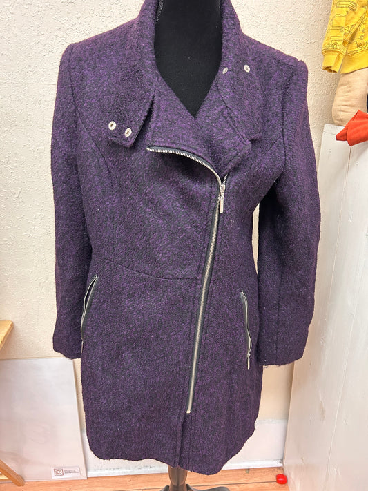 Ricki’s large purple felt jacket