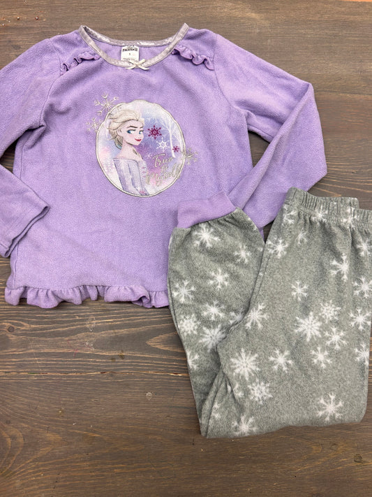 Disney 5 frozen fleece pj set