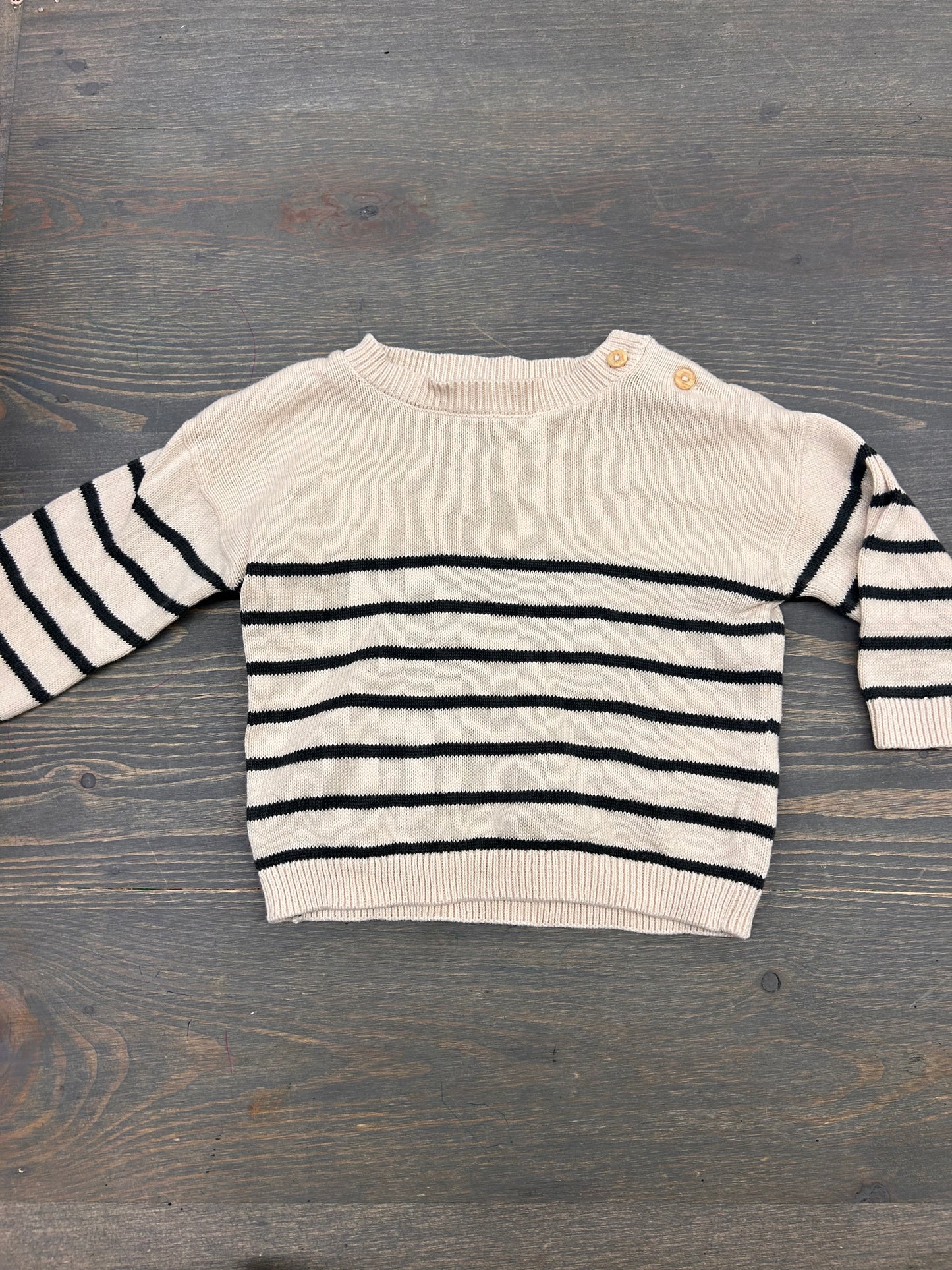 H&M 6m striped knit sweater