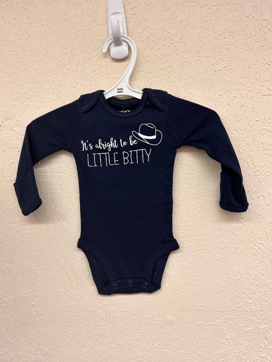 Newborn itty bitty onesie