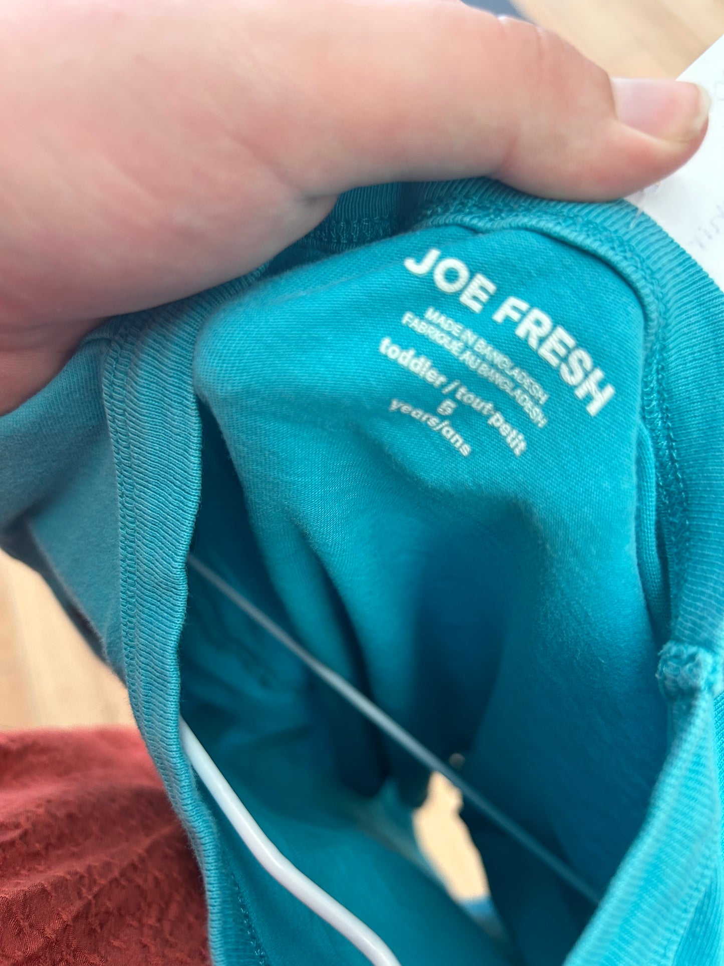 Joe fresh 5 blue car tshirt