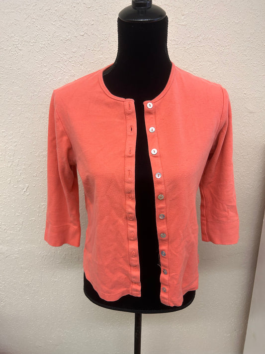 Eugenia small peach cardigan