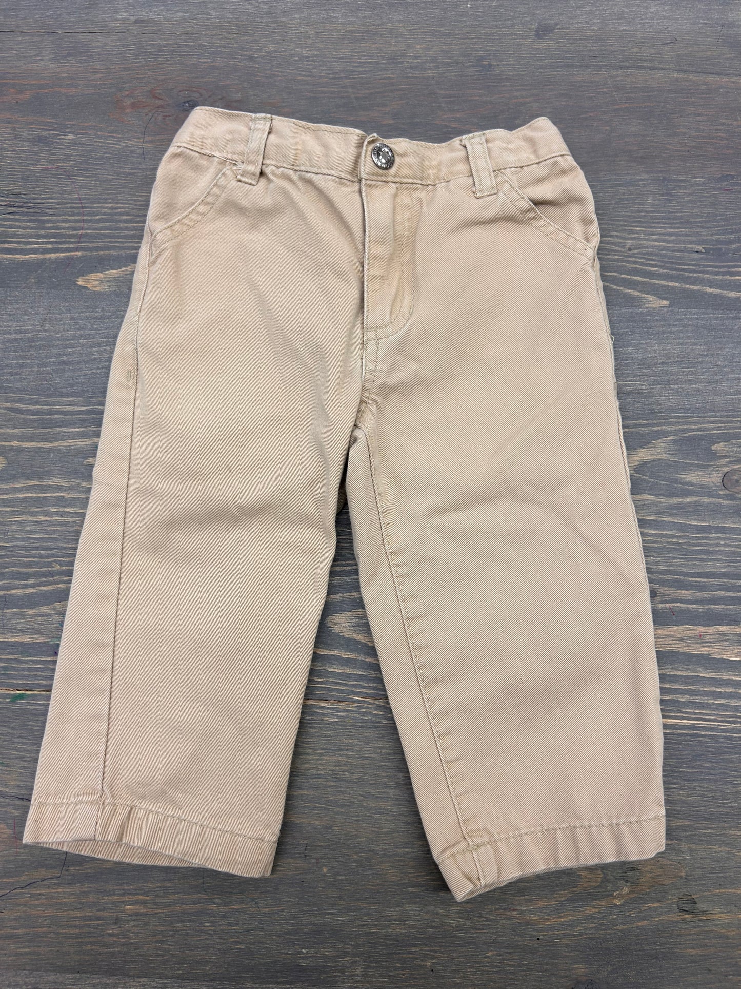 Kids headquarters 18m tan denim jeans