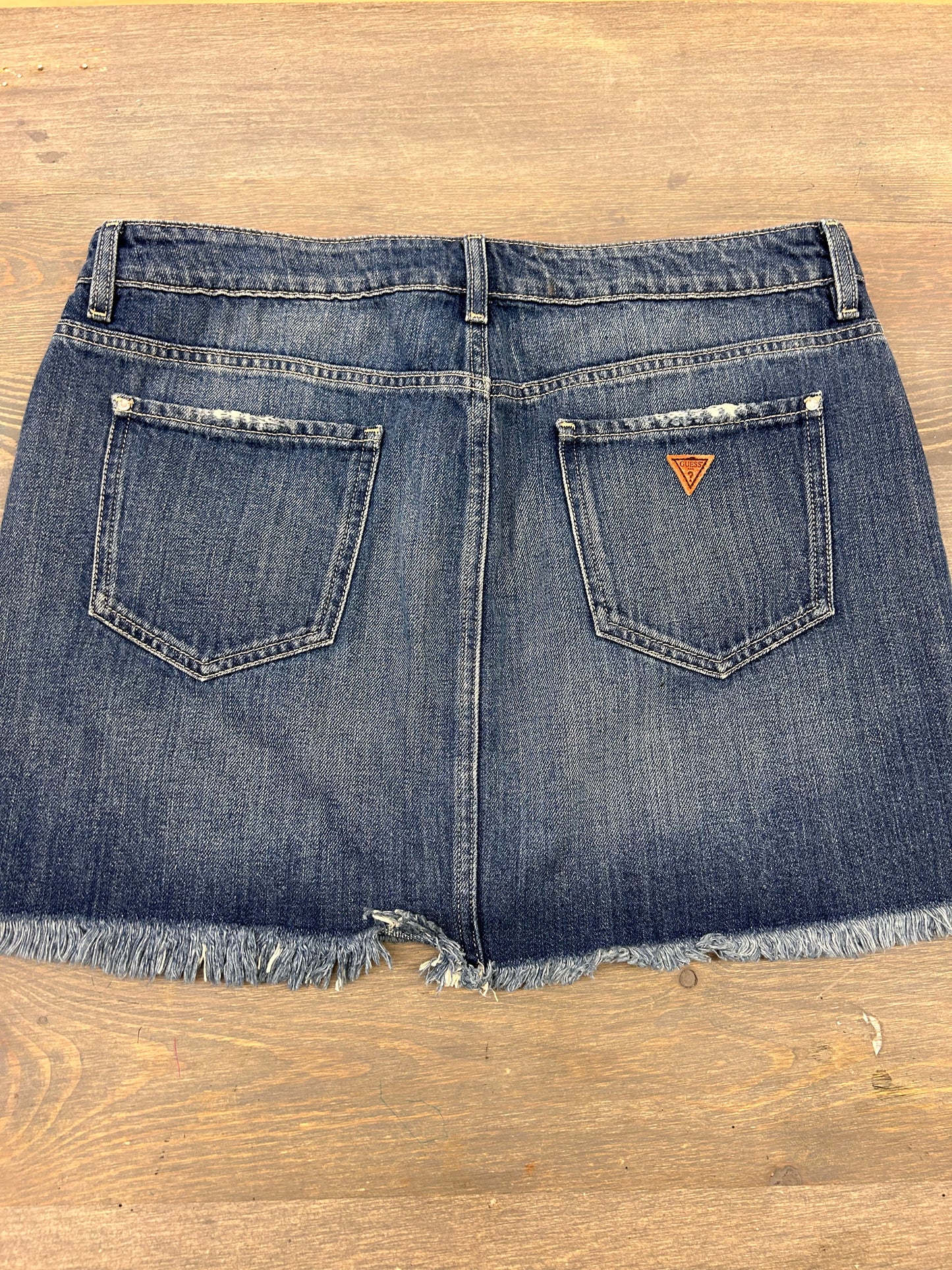 Guess large denim skirt