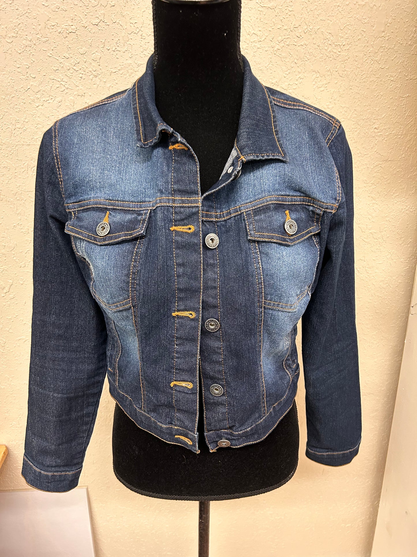 New look medium dark wash jean jacket