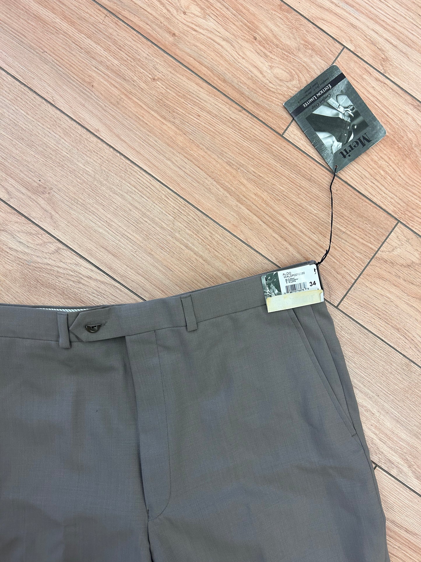 NEW merit size 34 brown dress pants