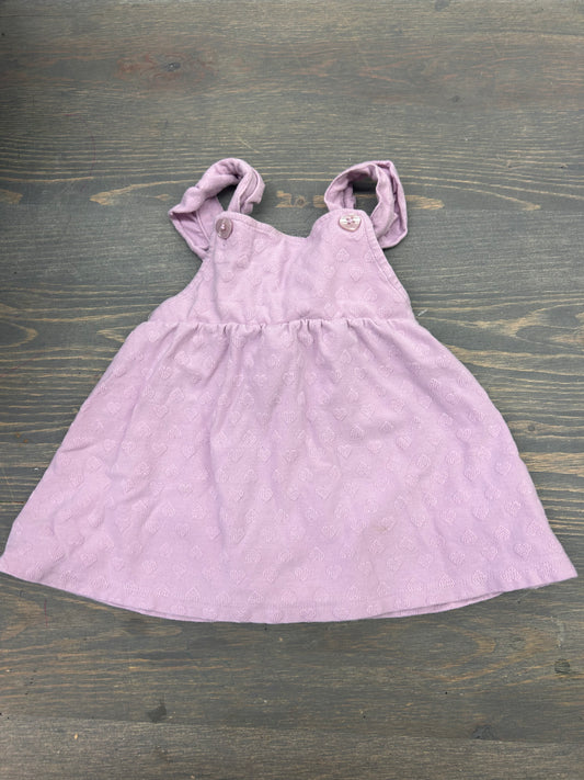 Joe fresh 6/12m purple skirted overalls