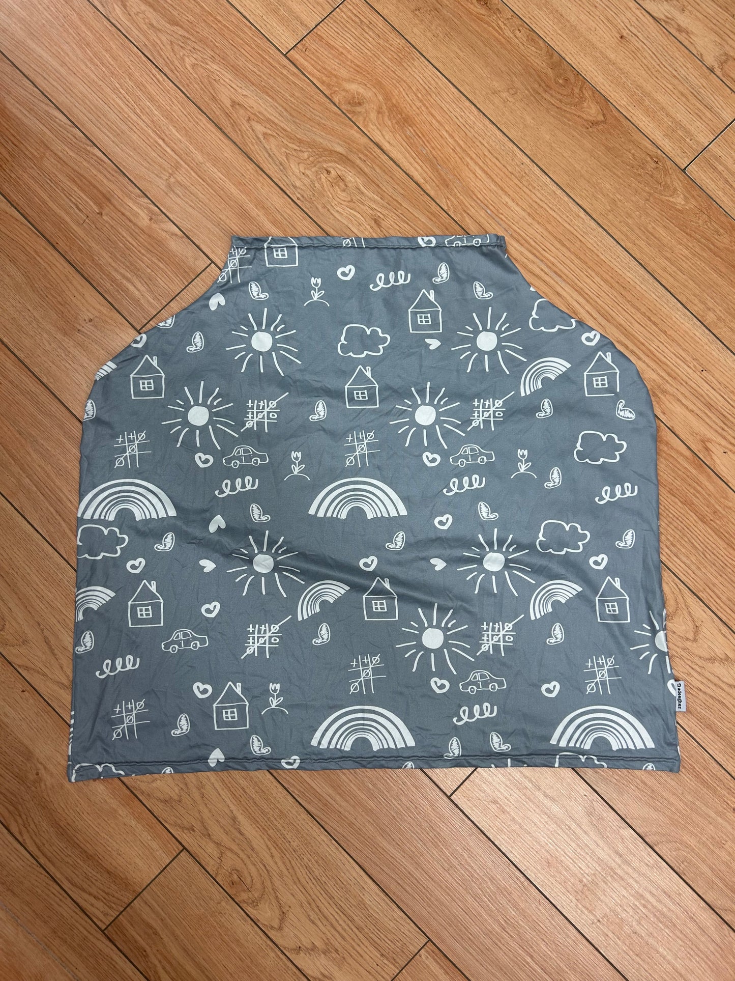 Dudeeghes grey car seat cover