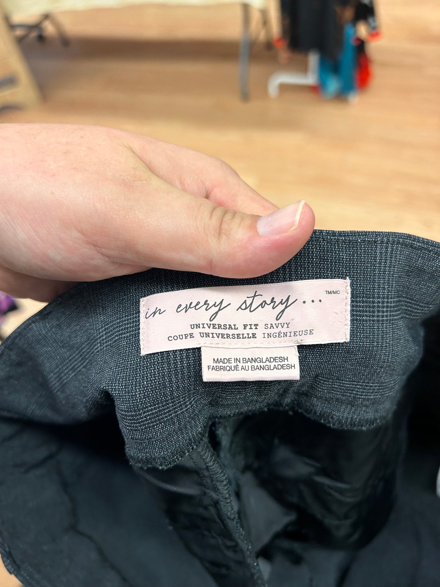 In every story penningtons 14 grey straight leg dress pants