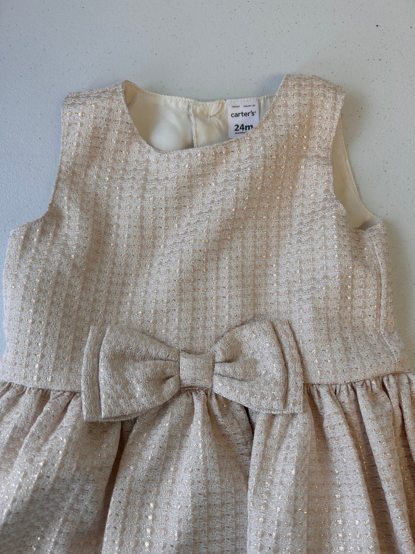 Carters 24m tan formal dress