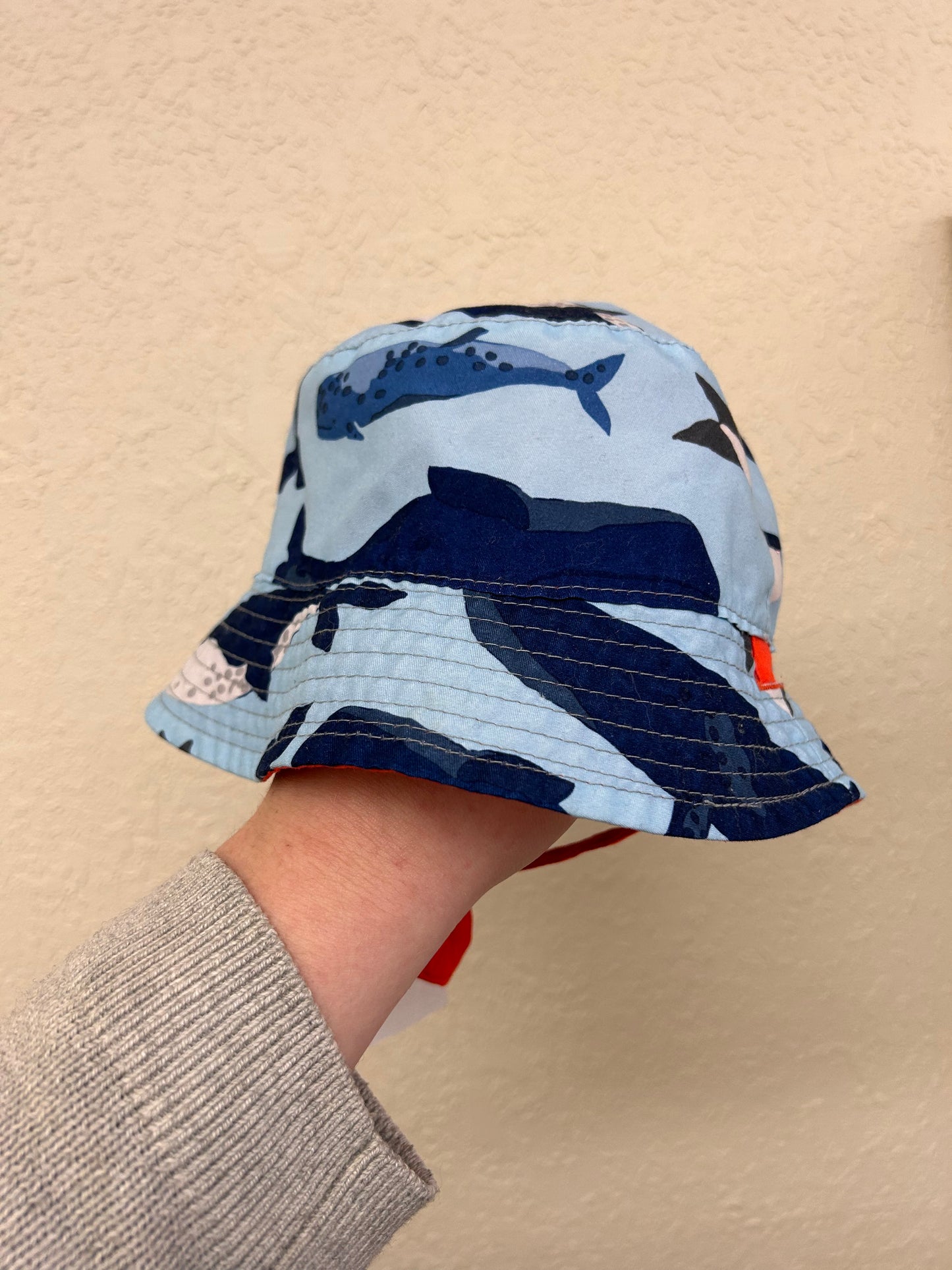 Whale 12m flip summer hat