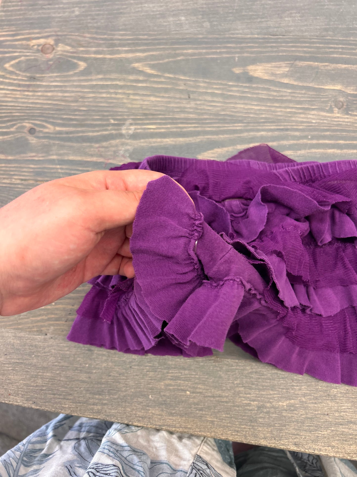 The children’s place 3t purple ruffle shorts