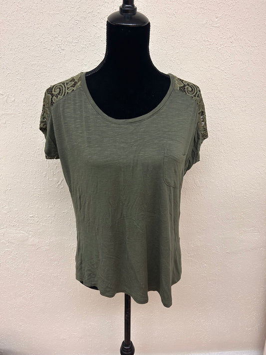 Guilty large green lace T-shirt