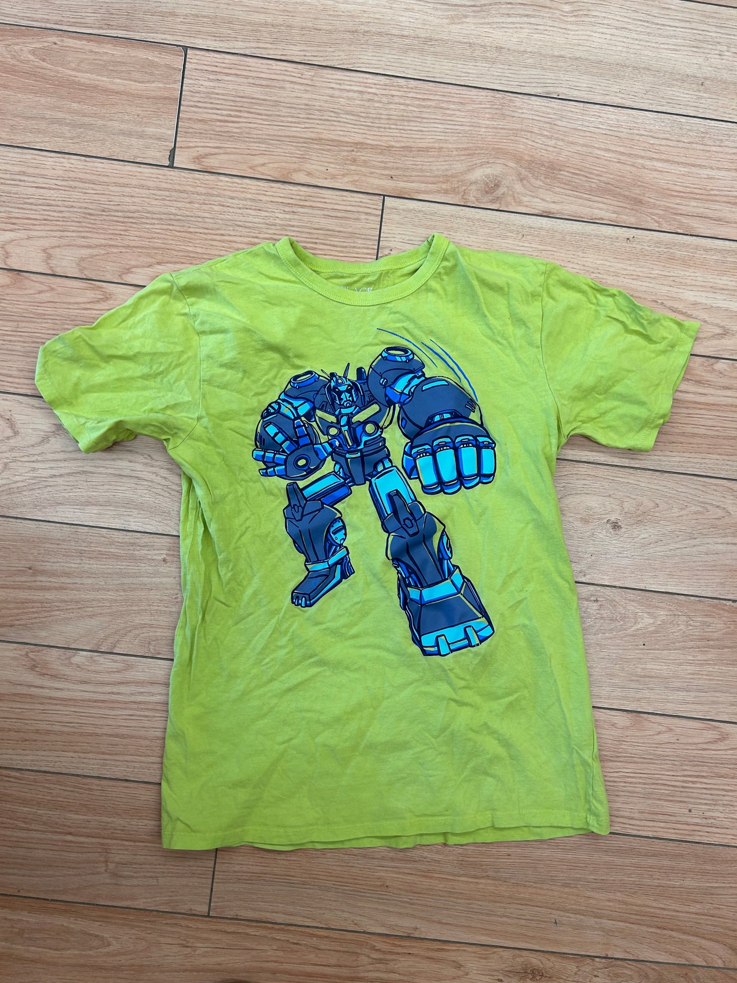 Children’s place 16 like green transformer T-shirt