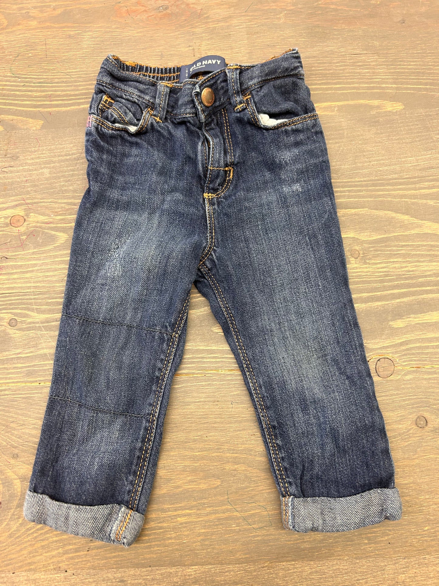 Old navy 12/18m cuffed jeans