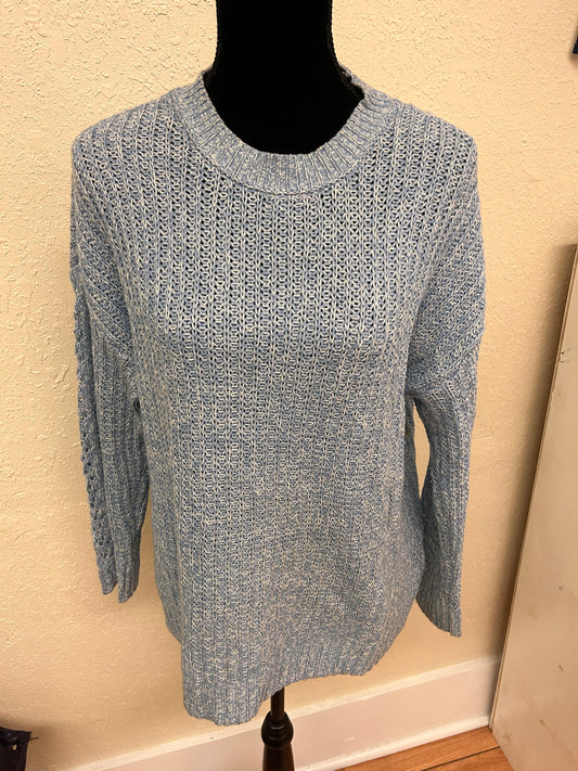 American eagle xs blue knit sweater