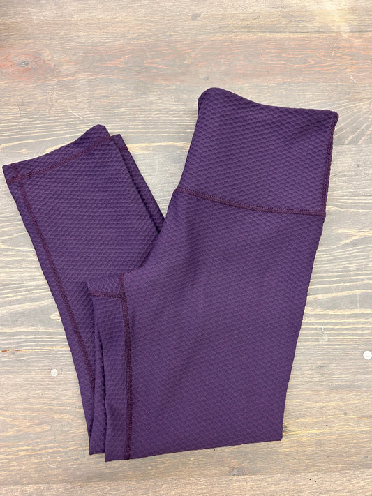 Kirkland medium purple textured leggings