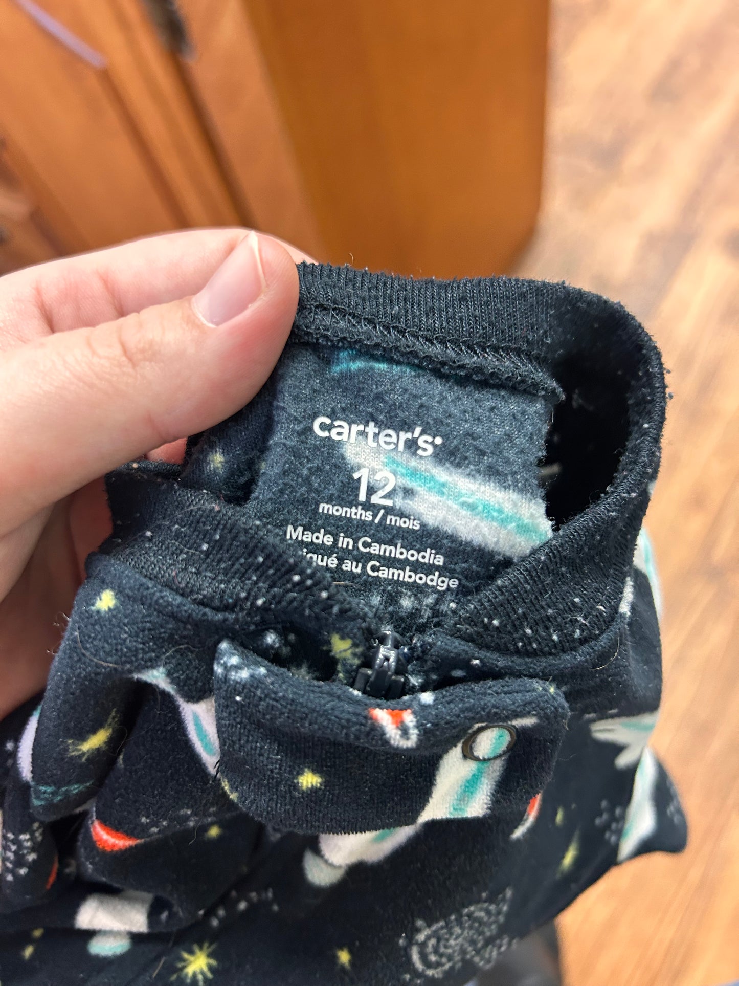 Carters 12m rocket fleece sleeper