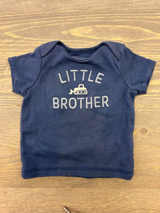 Carters newborn little brother tshirt