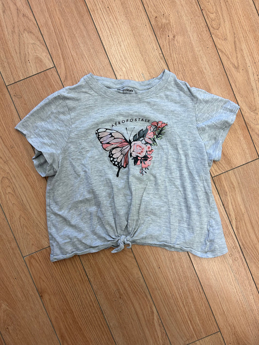 Aeropostale kids large butterfly graphic shirt