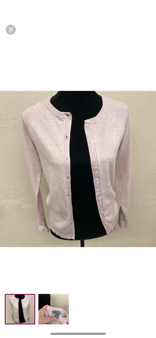 Sears small pink cardigan