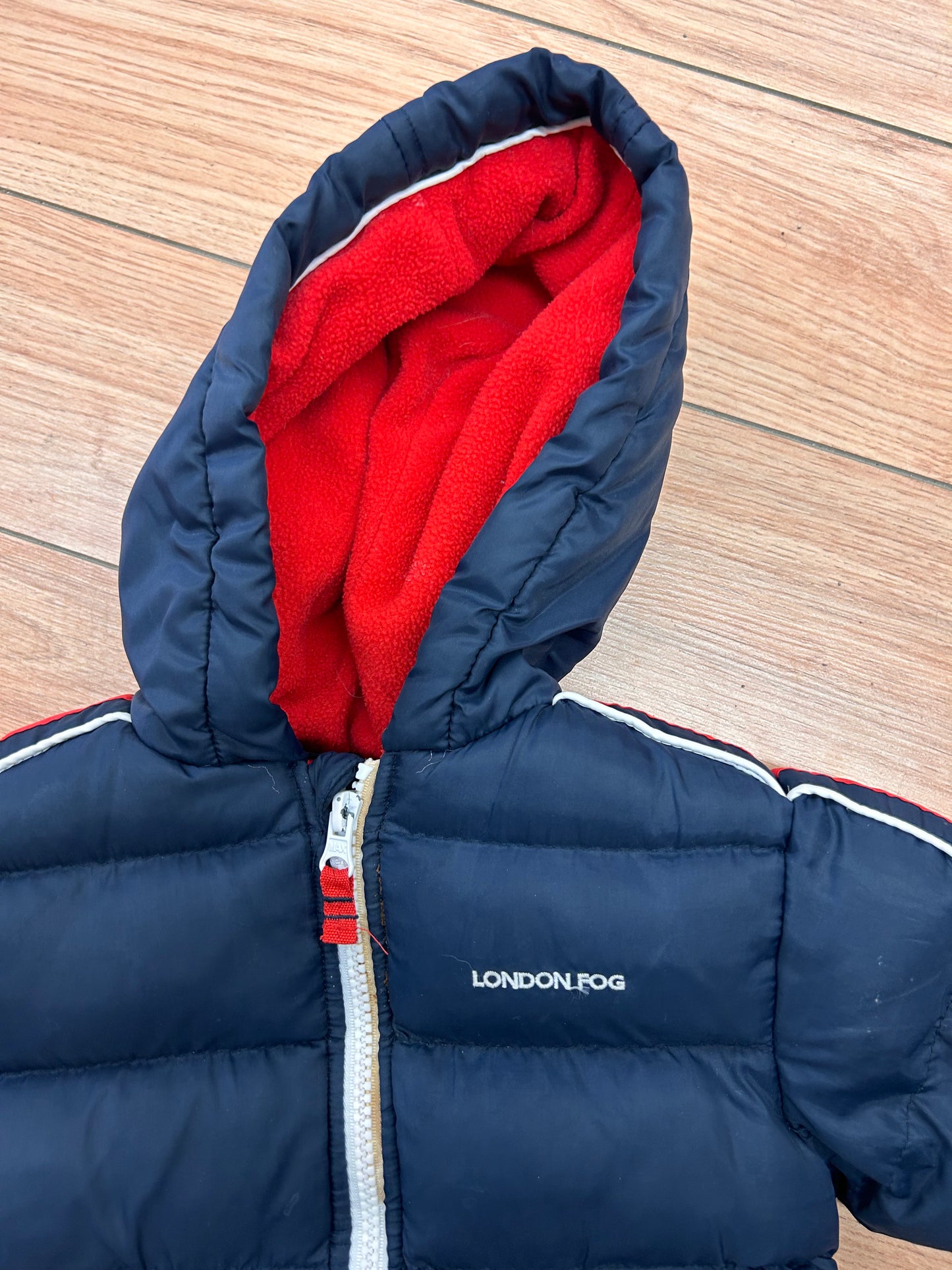 London fog 12m navy blue puffer jacket