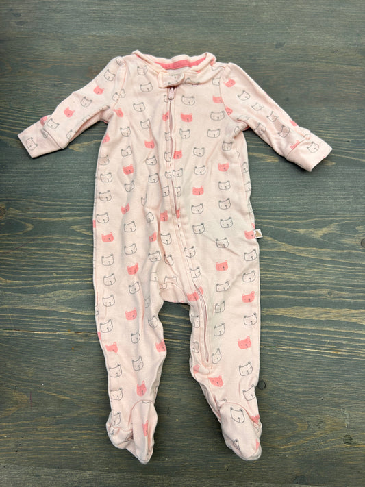 Gap 0/3m pink cat sleeper