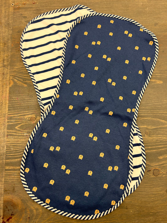 NEW gap blue bear burp cloth sets