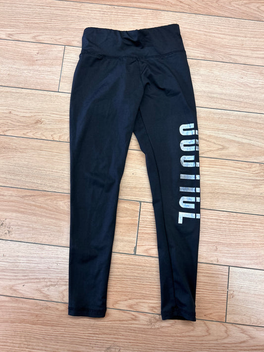 Justice 8 black leggings