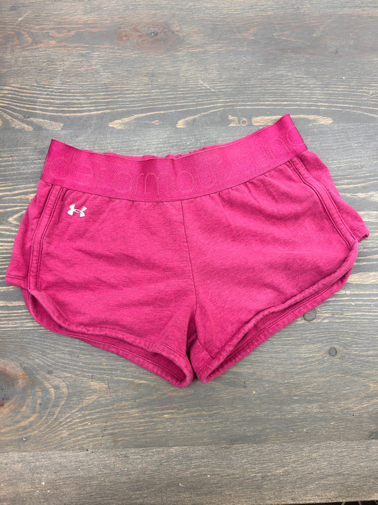 Under armour xs pink athletic shorts