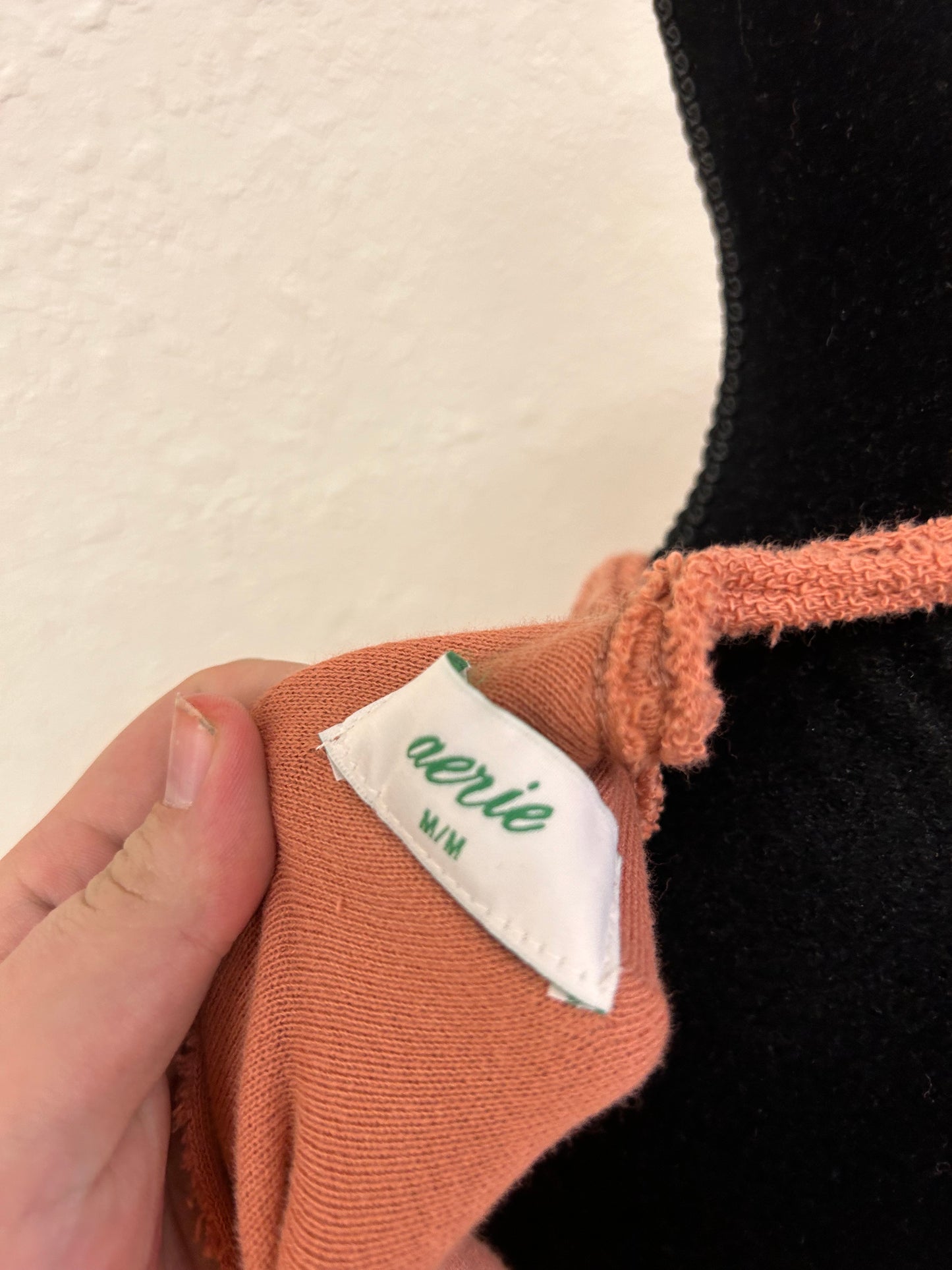Aerie medium orange open back sweater