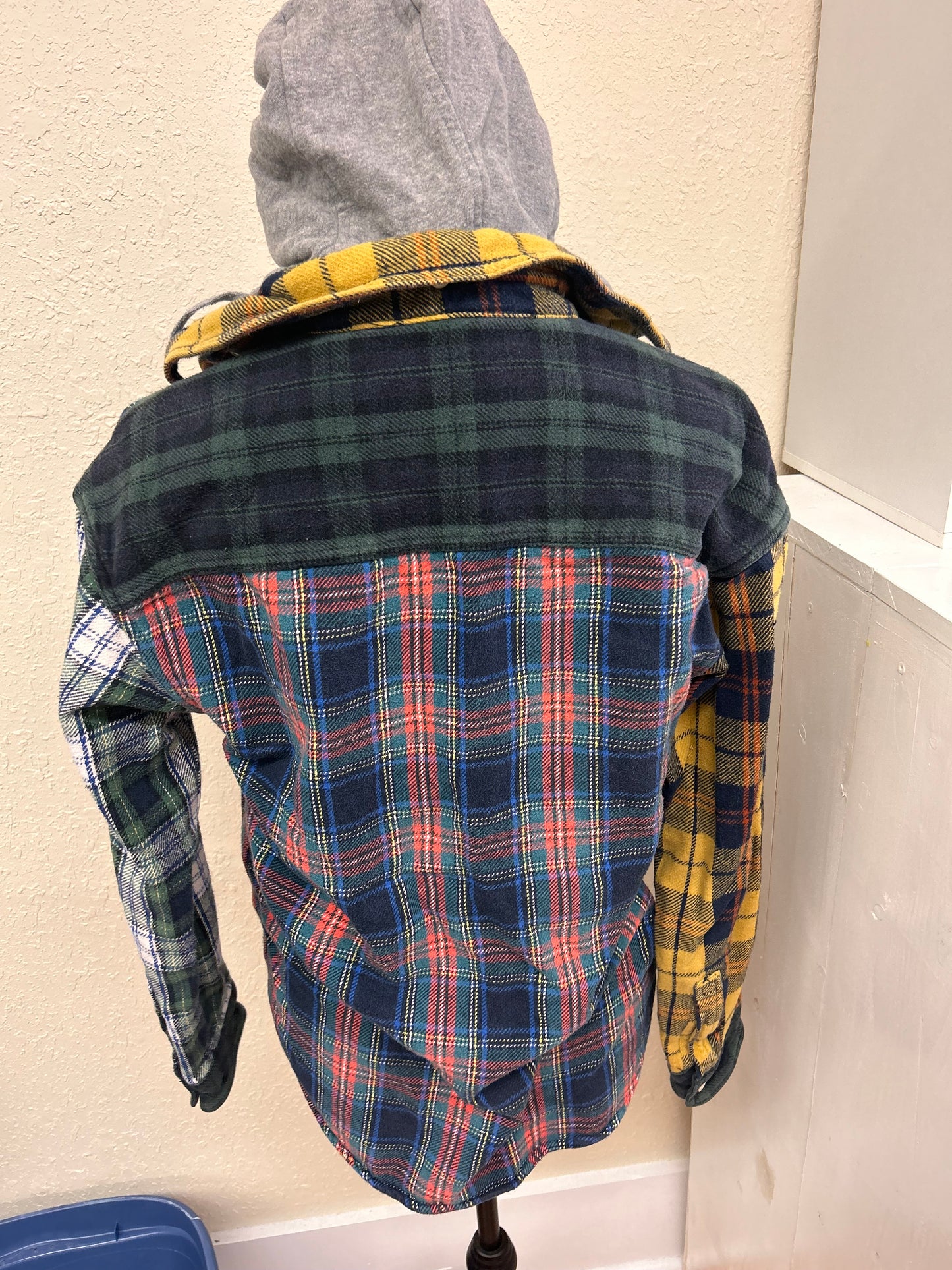 American eagle small multicoloured plaid Shacket