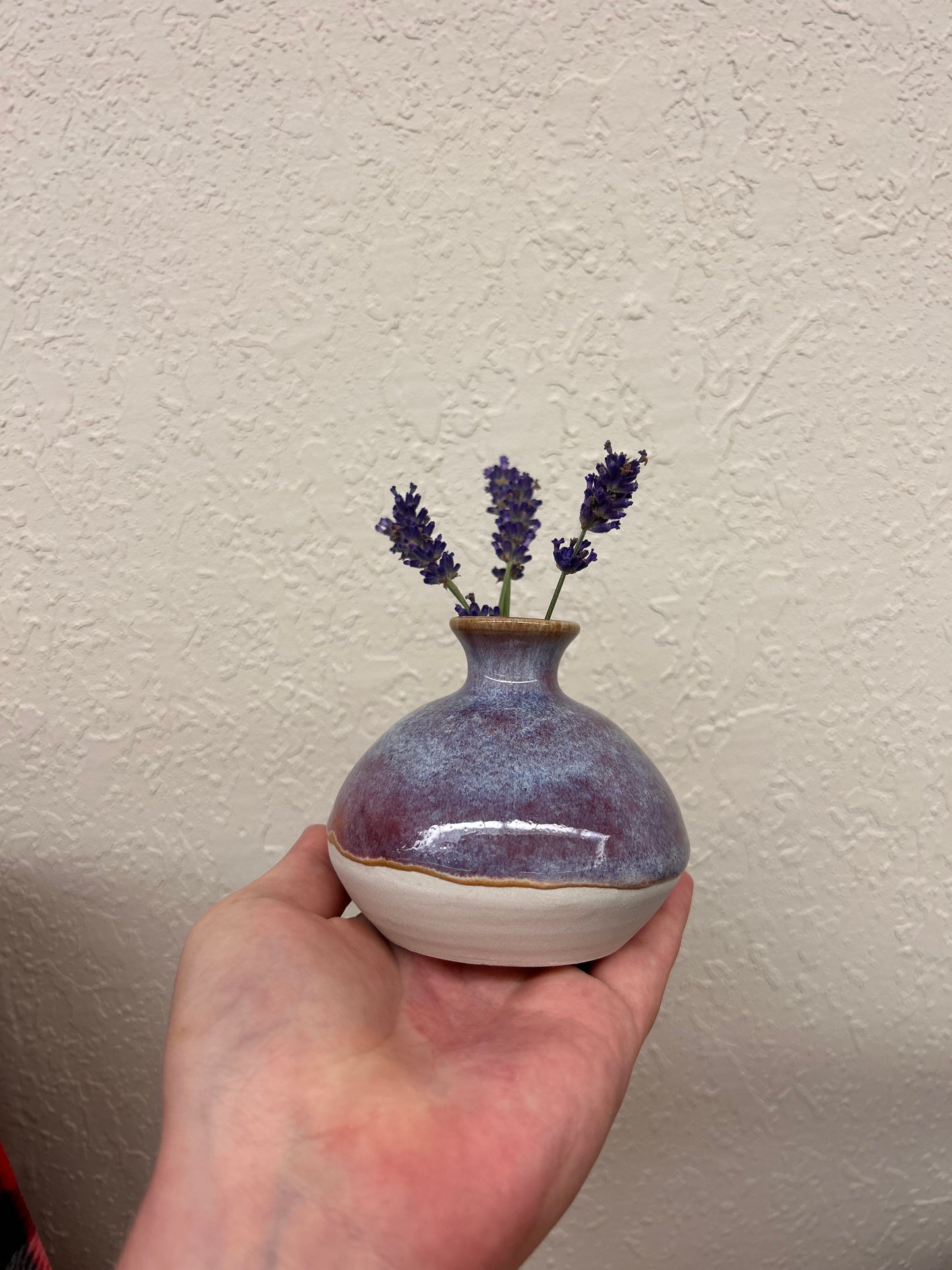 Purple bud vase