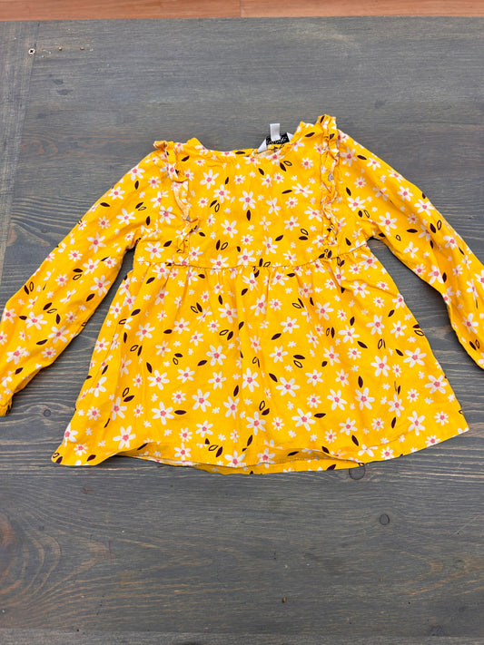 George 3t yellow floral blouse