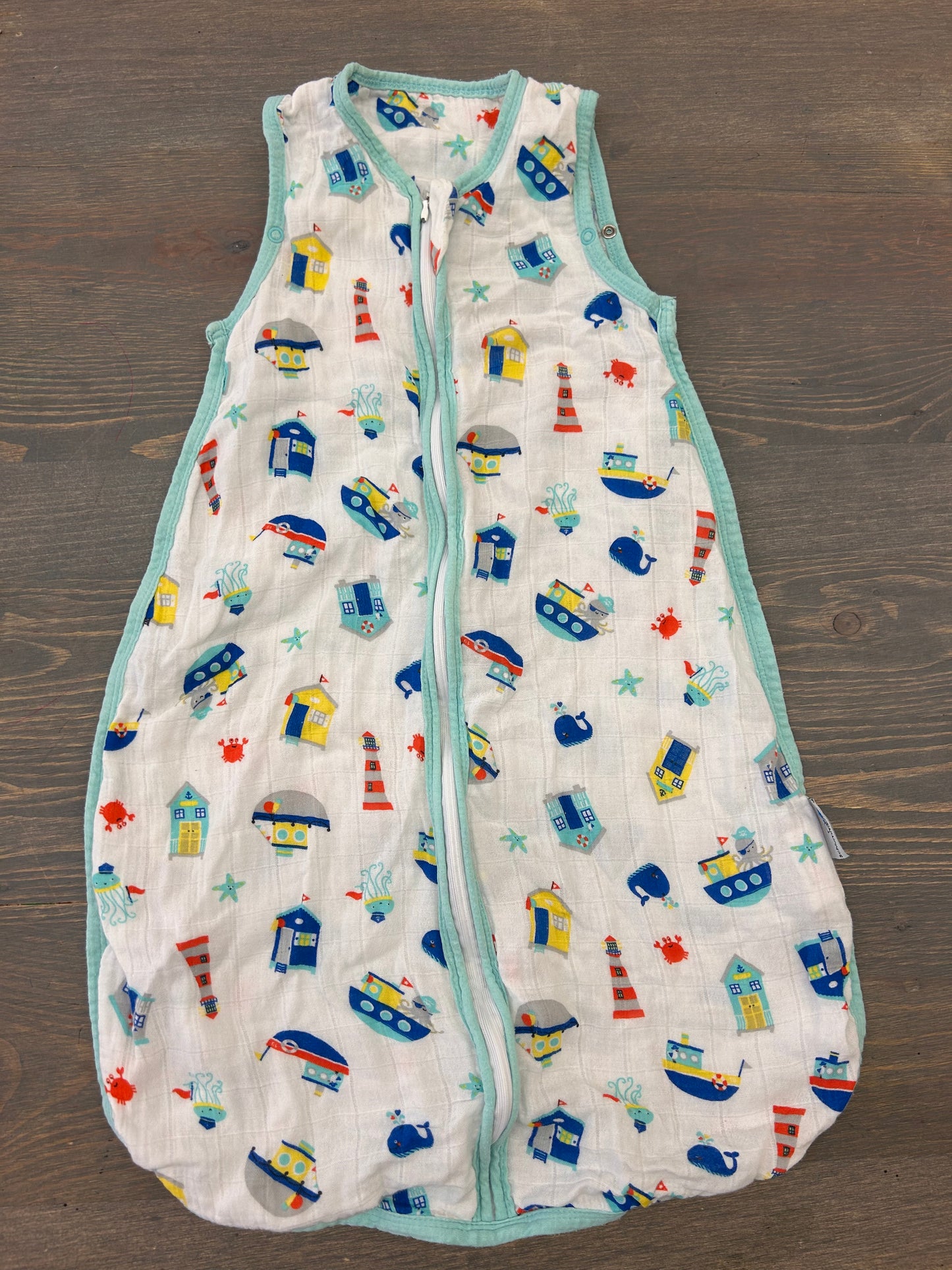 Slumbersac 6/12m nautical Muslim sleep sack