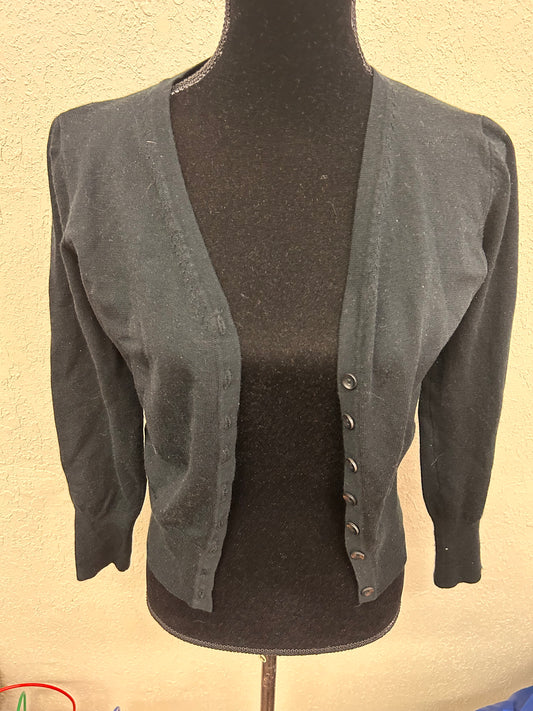 Cotton on large black cardigan