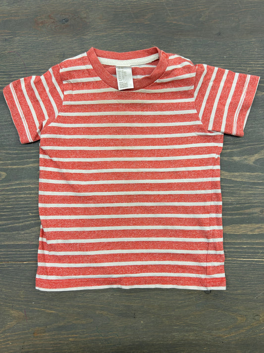 H&M 9/12m orange striped T-shirt