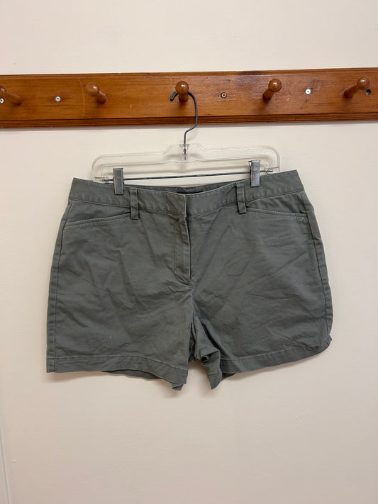 Lands end 14 sage green khaki shorts