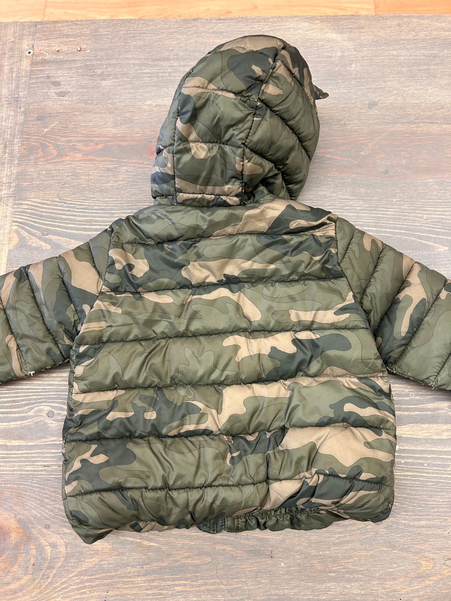 Gap 12/18m camo winter jacket