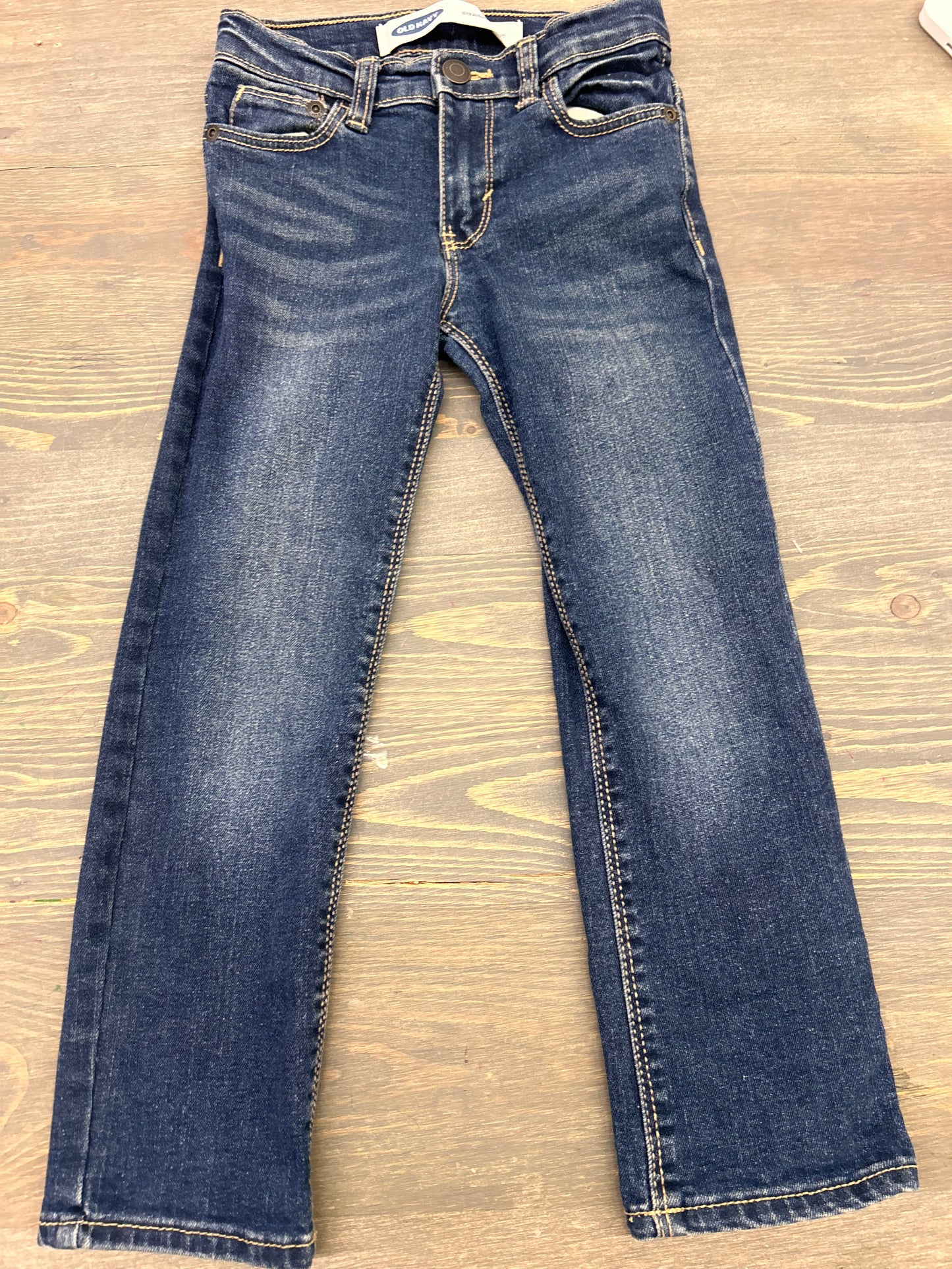 Old navy medium wash straight jeans