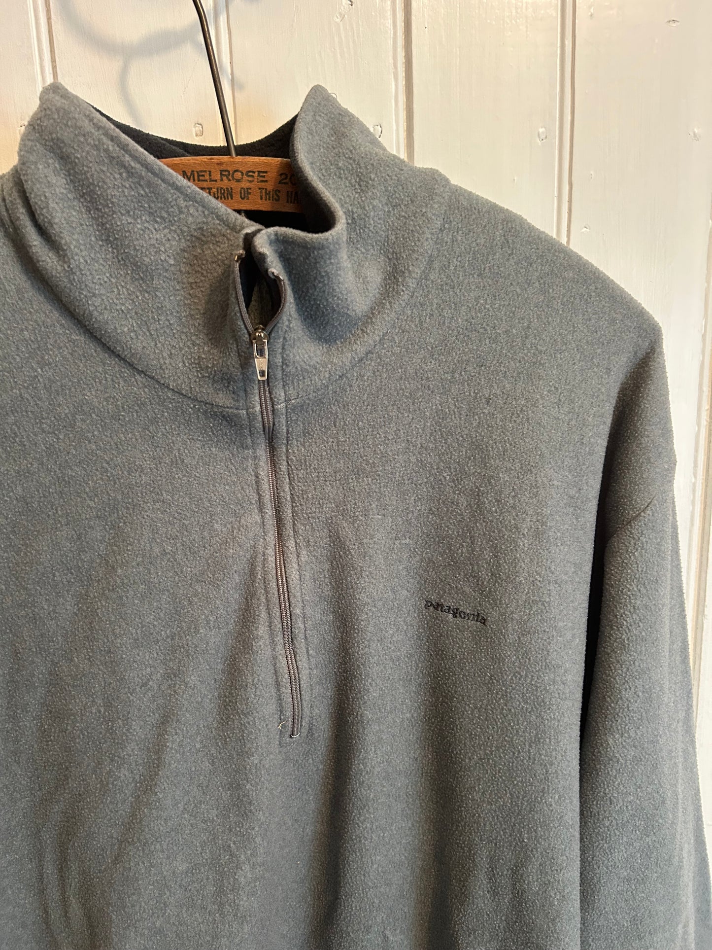Patagonia men’s Xxl grey quarter zip fleece sweater
