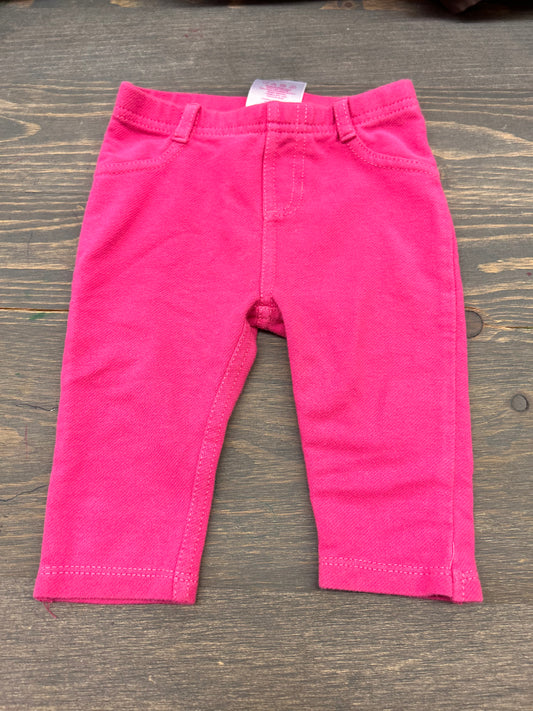 Garanimals 0/3m pink jeggings