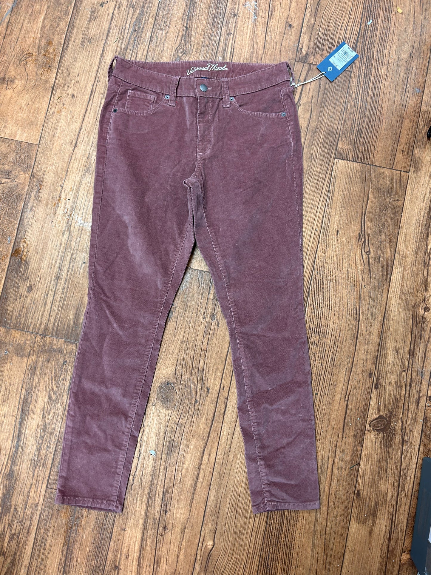 NEW Universal thread 8 maroon corduroy jeans