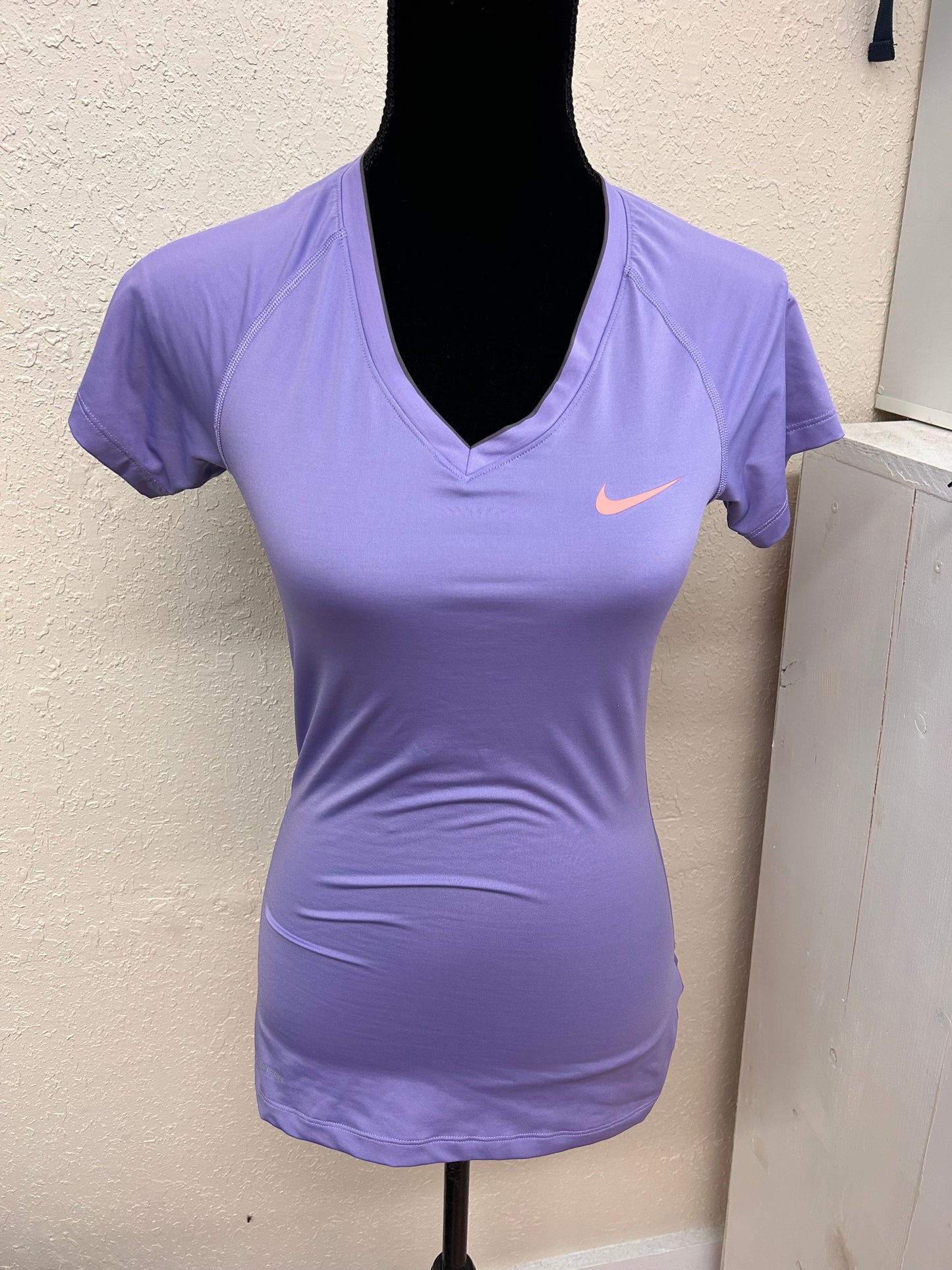 Nike small purple vneck T-shirt