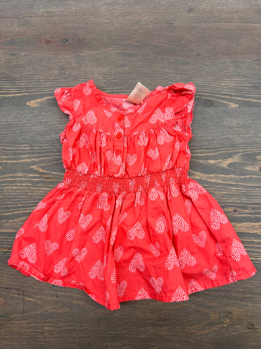 Oshkosh 6m pink heart dress