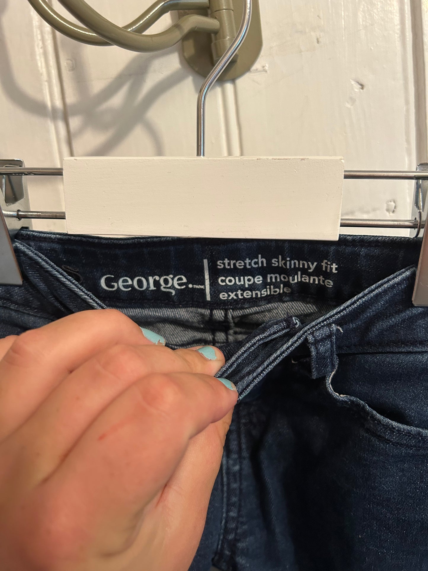 George 4 dark wash skinny jeans