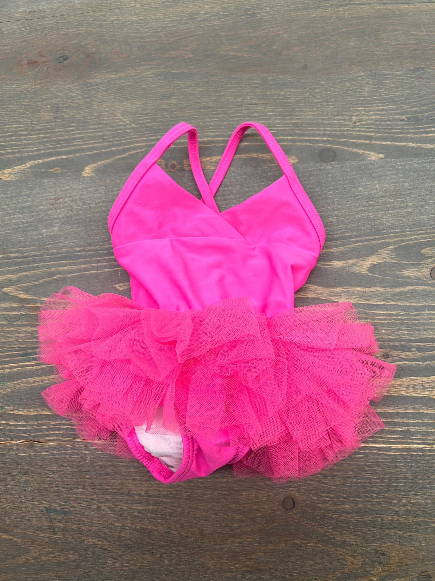 George 0/3m pink tutu swimsuit