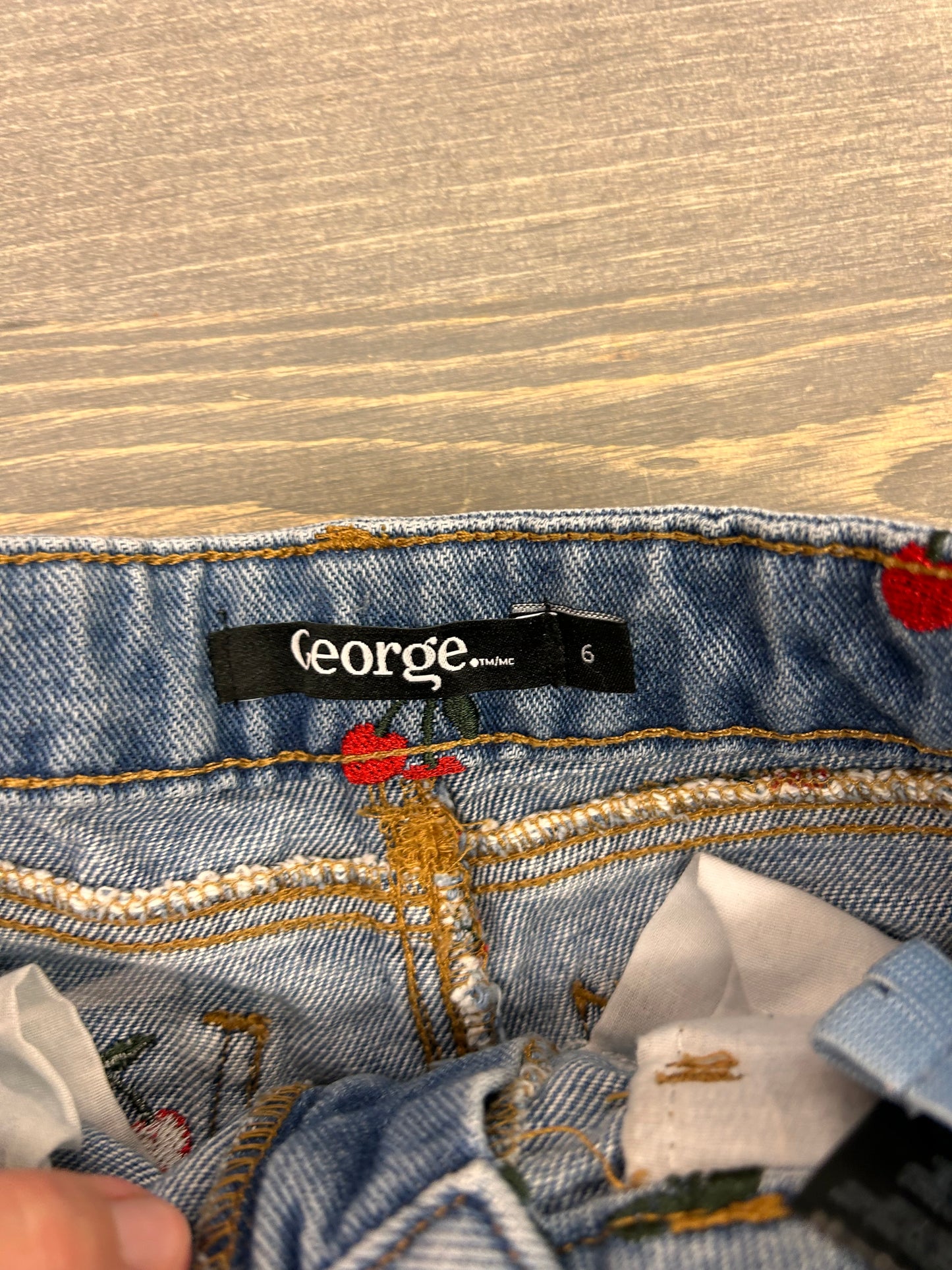 George 6 Cherry shorts