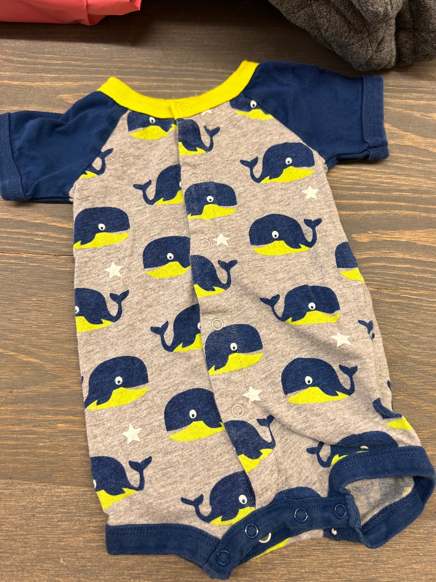 Koala kids 0/3m whale romper